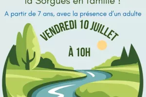 Atelier de découverte de la rivière : Les Pieds dans l'Eau