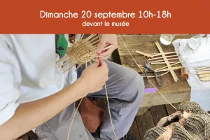 Démonstration de vannerie