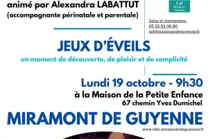 Atelier parenthèse : Jeux d'éveils