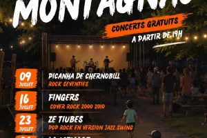 Live à Montagnac Concerts gratuits