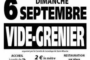 Vide-grenier à Saint-Maxire