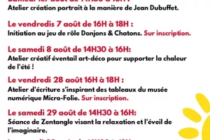 Micro-Folie : Atelier d'écriture