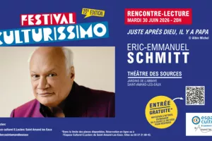 Festival Culturissimo - Rencontre/Lecture d'Eric-Emmanuel Schmitt