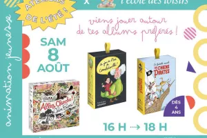 Après-midi jeux avec les Éditions L'École des Loisirs