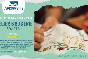 Atelier de broderie : adultes