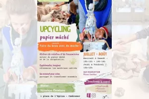 Upcycling en papier mâché : les ateliers de l'été