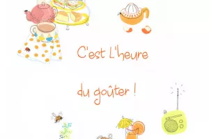 Atelier artistique - Menu illustré