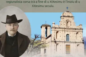 Carlu Ghjiseppu Maschetti, pueta è nutabile casinchese, cù Marcu Casanova, étudiant de Studii Corsi à l'Università di Corsica