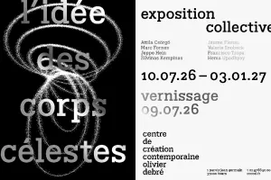 Vernissage · lidée des corps célestes
