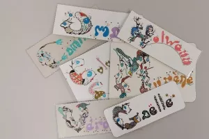 Atelier fabrication de marque-pages