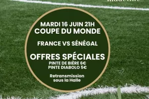 Retransmission Coupe du monde au Ô Bistro Madeline