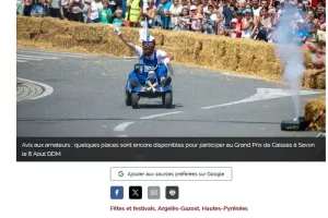 Course de caisses à savon