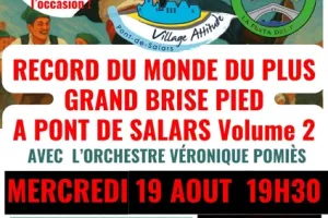 Record du monde du plus grand Brise Pied