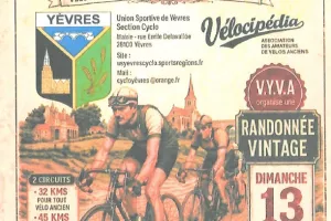 Randonnée vintage à vélo