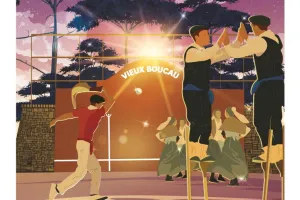 Pelote Basque et Folklore landais