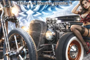 14ème Rassemblement Biker Les Abimos à Moulon.