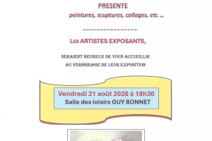 Exposition peintures, sculptures, collages, etc... - Par le Groupement Touristique des Vaux d'Yonne