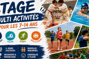 Stages Multi-Activités Été 2026 - Du 6 juillet au 28 août