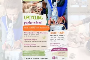 Stage d'été : upcycling en papier mâché