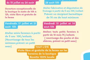 Atelier Minis Fermiers - Chèvrerie de la Petite Brosse