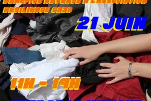 Vente de vêtements à prix libre