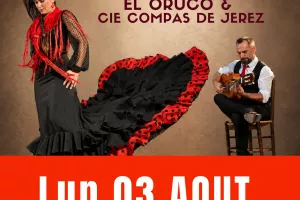Spectacle de FLAMENCO danse chant et musique avec Cie El Compas de Jerez, el Oruco et La Cecilia