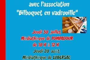 Animation : jeux en bois avec "Bilboquet en vadrouille"