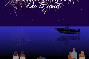 Feu d'artifice et concert au Lac des Bariousses