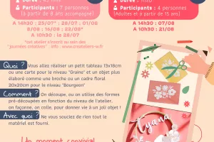 Ateliers Créatifs "avancés" : objets en papier découpé