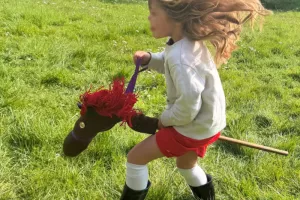 Création d'un cheval-bâton