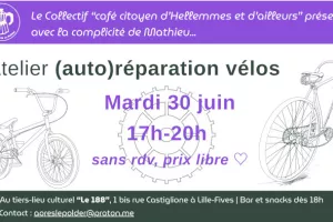 ATELIER AUTO-RÉPARATION VÉLO