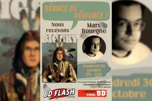 Séance de dédicace de Marc Bourgne pour Big Sky T.1