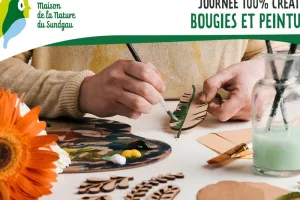 Journée créative avec ateliers bougies et peinture