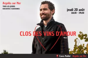 Caves Maillol Argelès sur Mer… Tous les jeudis : Rencontres vigneronnes