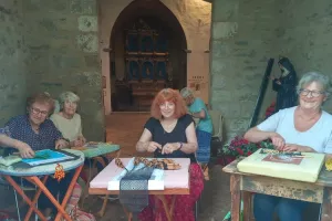 DEMONSTRATION BRODERIE ET DENTELLES