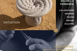 INITIATION : CALLIGRAPHIER. DESSINER. TRACER. GRAVER. SCULPTER.