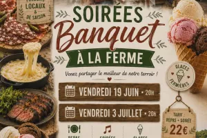 SOIRÉE BANQUET À LA FERME