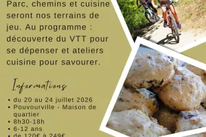 Stage loisirs 6-12 ans "Guidon Gourmand" 20 au 24 juillet 2026