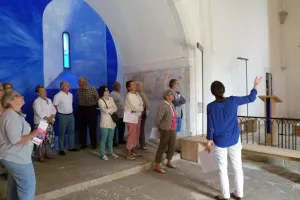Découverte de l’œuvre contemporaine « L’eau, la terre, l’air et le feu » de l’artiste Jean-Pierre Uhlen dans l’église de Saint-Amand-le-Petit (NUIT DES EGLISES)
