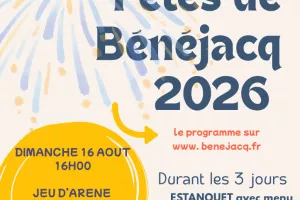 Fêtes de Bénéjacq 2026 : Soirée "Les petits Gourmands"
