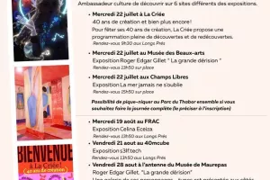 Si allait voir des expositions cet été...