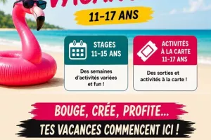 C'est les vacances ! Stages multi-activités 11-15 ans