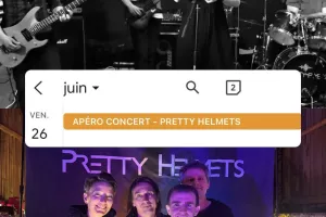 Apéro-concert à La Ferme aux Ânesses - Pretty Helmets
