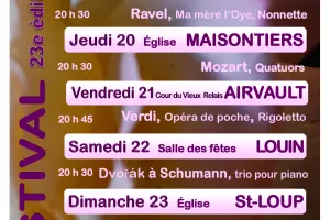 Concert - RAVEL "Ma mère l'Oye" en Nonnette (9 musiciens), dans le cadre du Festival Les Murs ont des Oreilles