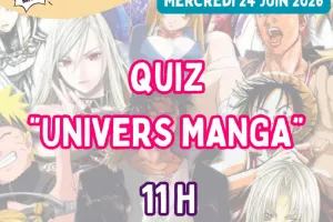 Partir en livre Quiz Univers Manga