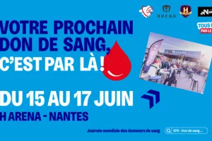COLLECTE DE SANG à Nantes - Journée Mondiale des Donneurs de Sang