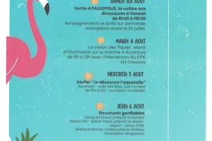 AGIR : Animation de l'été en famille AOUT