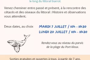 Sortie patrimoine naturel et culturel avec le Centre de la Mer