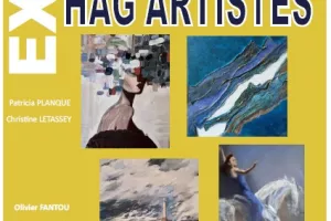 Exposition de peintures de quatre peintres de Hag'Artistes