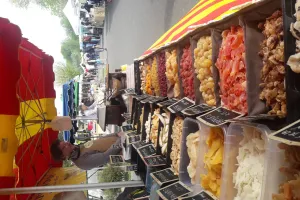 Marché traditionnel saisonnier